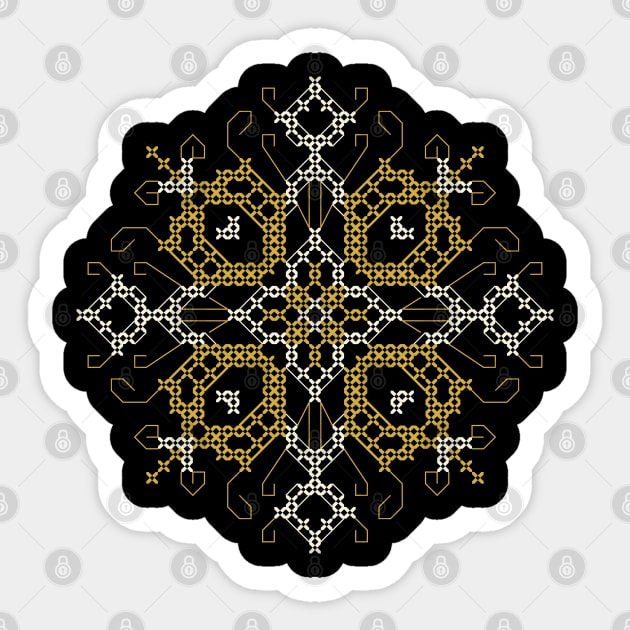 Sparkling Snowflake Sticker by inotyler